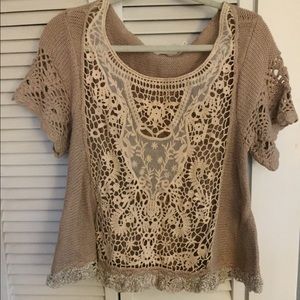 Short sleeve sweater!